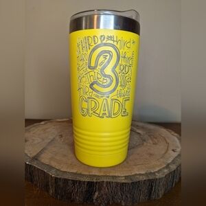 3RD GRADE POLAR CAMEL Insulated 20oz Tumbler Teacher Appreciation Coffee Cup